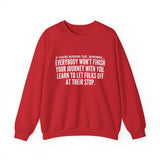 LET FOLKS OFF UNISEX SWEATSHIRT