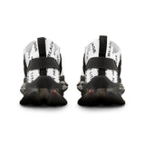 BLACK MAGIC - BLACK LETTERS MESH SNEAKERS