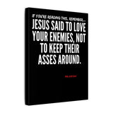 JESUS SAID CANVAS ART