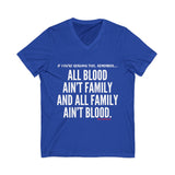 ALL BLOOD UNISEX V-NECK T-SHIRT