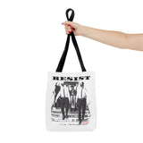 RESIST-BLACK TOTE BAG