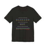BLACK WOMAN RAINBOW UNISEX V-NECK T-SHIRT