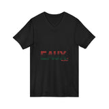 EAUX RBG UNISEX V-NECK T-SHIRTS