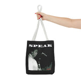 SPEAK - WHITE TOTE BAG