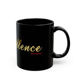 BLAXELLENCE CERAMIC MUG - BLACK 11OZ