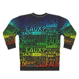 EAUX - RAINBOW AOP UNISEX SWEATSHIRT