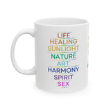 MEANING OF PRIDE CERAMIC MUG WHITE 150Z