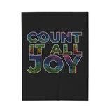 COUNT IT ALL JOY PLUSH PLANKET
