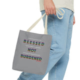 BLACK WOMAN RAINBOW TOTE BAG