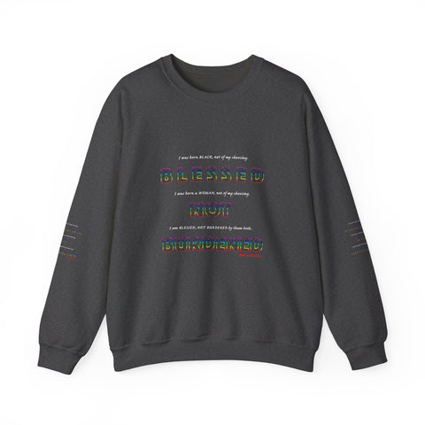 BLACK WOMAN RAINBOW UNISEX SWEAT SHIRT