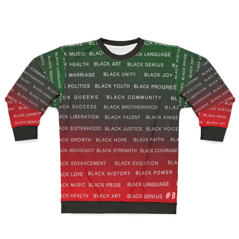 BLACK MAGIC - RBG AOP UNISEX SWEATSHIRT