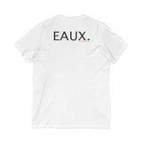 EAUX BLACK UNISEX V-NECK T-SHIRTS