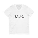EAUX BLACK UNISEX V-NECK T-SHIRTS