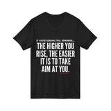 TAKE AIM UNISEX V-NECK T-SHIRT