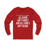 ALL BLOOD UNISEX LONG SLEEVE T-SHIRT
