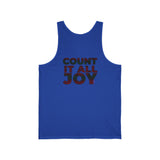 COUNT IT ALL JOY-RBG UNISEX TANK TOP