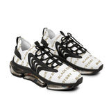 BLACK MAGIC - GOLD LETTERS MESH SNEAKERS