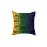 Colorful Abstract Square Pillow