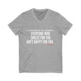 SMILES FOR YOU UNISEX V-NECK T-SHIRT