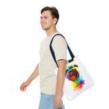 BLACK GAY PROUD FIST TOTE BAG