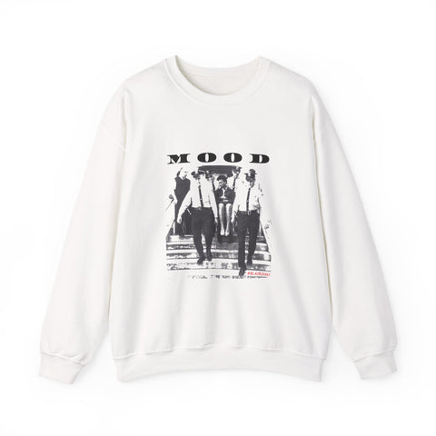 MOOD - WHITE UNISEX SWEAT SHIRT