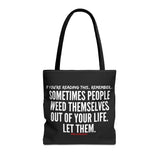 WEED THEMSELVES OUT TOTE BAG