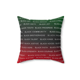 BLACK MAGIC - RBG THROW PILLOW