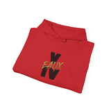 V EAUX IV- BLACK W/ GOLD EAUX UNISEX HOODIE