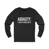 Audacity_white UNISEX LONGSLEEVE T-SHIRT