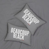BEAUCOUP BLACK - WHITE LUMBAR PILLOW