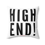 HIGH END BLACK THROW PILLOW