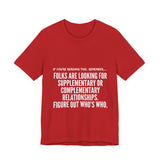 FIGURE OUT UNISEX   SHORT SLEEVE T-SHIRT