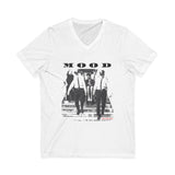 MOOD - WHITE UNISEX V-NECK T-SHIRT
