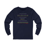 BLACK MAN RAINBOW UNISEX LONGSLEEVE T-SHIRTS