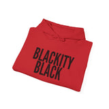 BLACKITY BLACK - BLACK UNISEX HOODIE