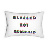 BLACK QUEER RAINBOW LUMBAR PILLOW