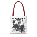 RESIST-BLACK TOTE BAG