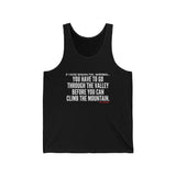 VALLEY UNISEX TANK TOP