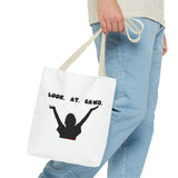 LOOK AT GAWD WHITE TOTE BAG