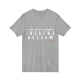 IDGAF UNISEX V-NECK T-SHIRT