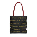 BLACK MAGIC - BLACK GOLD TOTE BAG