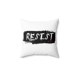 RESIST - BLACK THROW PILLOW