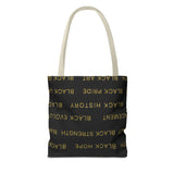 BLACK MAGIC - GOLD LETTERS TOTE BAG