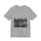 MARCH - BLACK UNISEX SHORT SLEEVE T-SHIRT
