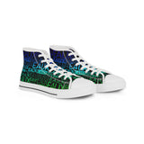 EAUX - RAINBOW HI-TOP SNEAKERS - WHITE SOLE