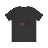 BLACK PEOPLE I LOVE YOU - BLACK UNISEX SHORT SLEEVE T-SHIRT