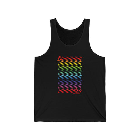 BIIIIIITCH RAINBOW UNISEX TANK TOP