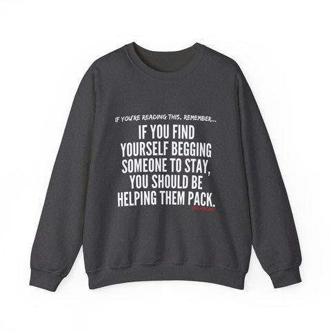 HELP THEM PACK UNISEX SWEATSHIRT