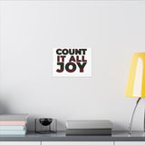 COUNT IT ALL JOY-RBG CANVAS ART