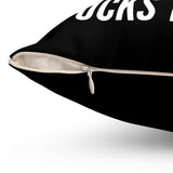 LIFE TRULY BEGINS THROW PILLOW